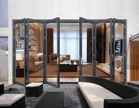WANJIA Porte-fenêtre moderne et robuste en verre à deux volets Installation facile avec fonction étanche pour une utilisation dans les centres commerciaux