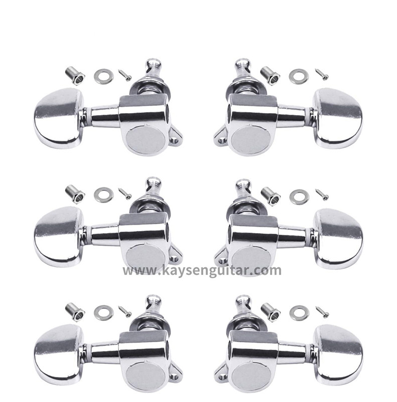 Alnicov 6R/6L Inline Enclosed Guitar String Tuner