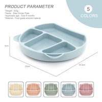Nouveautés : Ensemble de vaisselle pour tout-petits en silicone alimentaire 100 % personnalisé, assiettes, bols, tasses à bec verseur, ventouse, sans BPA