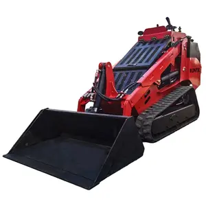 Runtx Chinese Top 10 Cheap Mini Skid Steer Loader For Sale Diesel Mini Tracked Mini Skid Steer Loader With Tree Puller