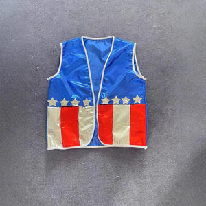 ชุดแฟนซีวันประกาศอิสรภาพสไตล์อังเคิลแซม ชุดฮาโลวีนสำหรับผู้ใหญ่ ธงชาติอเมริกัน งานเฉลิมฉลอง งานคาร์นิวัล อีสเตอร์ ปูริม - Product Image 2