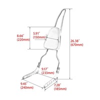 Repose-pieds de dossier de conducteur de moto hydraulique réglable en gros Confort de conduite ultime