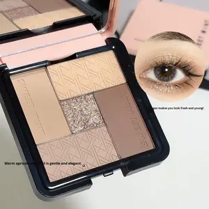 Palette multi-usage cinq en un Sweetmint, <span class=keywords><strong>fard</strong></span> <span class=keywords><strong>à</strong></span> paupières mat imperméable <span class=keywords><strong>à</strong></span> cinq couleurs, <span class=keywords><strong>fard</strong></span> <span class=keywords><strong>à</strong></span> joues, ombrage, surligneur, éclaircissant - Product Image 1