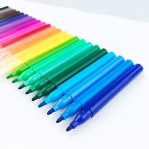 Marqueur d'art aquarelle en plastique couleur personnalisée, non toxique, lavable, 8/16 cm, pour la peinture, l'écriture et le coloriage des enfants et des étudiants - Product Image 1