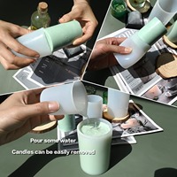 Moules cylindriques écologiques UNIMOULD pour la fabrication de bougies, moules en silicone de 4 pouces et 3,5 pouces avec fonction de démoulage facile