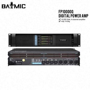 Professional 4channel 1350W 2350W Metal Power <b>Amplifier</b> for 21 Inch Subwoofer Active <b>Speaker</b> DJ Stage Performance - Product Image 2