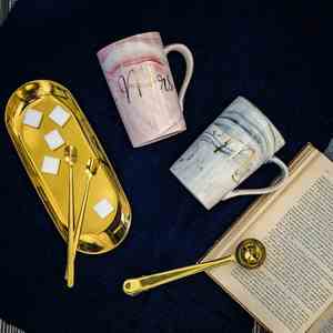 Regalos de Boda al por Mayor para Recién Casados, Regalos de Aniversario, Juego de Tazas de Cerámica de Alta Calidad Personalizadas de Fábrica, Juego de Regalo para Parejas - Product Image 5