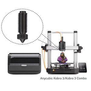 Buse Anycubic Kobra 3 en acier trempé de 0,4 mm pour accessoires d'imprimante 3D - Product Image 1