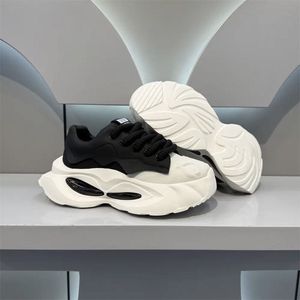 Mens Trendy Casual Shoes Campus <b>Letter</b> Design Personalized Fashionable Thick-Soled Board Shoes Comfortable Height Cloth Mesh - Product Image 5