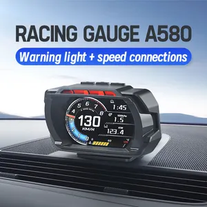 Características populares do medidor LCD obd para corrida com head up display hud