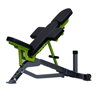 Chaise romaine en fer de banc d'haltères multifonctions réglables commerciales avec des caractéristiques de sécurité portables