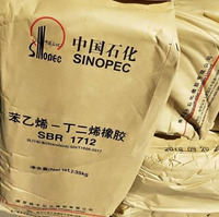 Caoutchouc synthétique SBR1712 de qualité supérieure, matière première pour pneus, marque Sinopec, sac de 35 kg