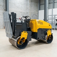 Rouleau compresseur diesel mini 3 tonnes, neuf, livraison gratuite directement de l'usine, pour la construction routière et le pavage d'asphalte