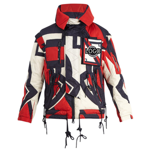 Luluusen 2023 Custom Streetwear Outdoor Windbreaker Puffer <span class=keywords><strong>Jacket</strong></span> uomo <span class=keywords><strong>Puffy</strong></span> giacche oversize per uomo - Product Image 1
