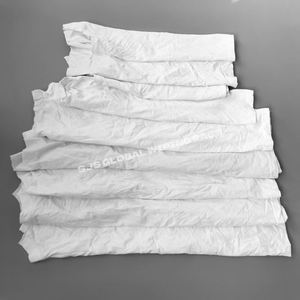 Bolsa de 10 kg/20 kg de Trapos Blancos para Limpieza Industrial, Paños Absorbentes de Aceite, Trapos de Tela de Algodón 100% Blanco Tipo Camiseta - Product Image 1