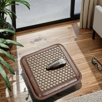 Nouvelles tendances rouge Photon lumière Prostate masseur coussin coussins chauffants Tourmaline matelas Portable siège Vibration tapis thermique