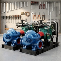 Pompes multi-étages à fente axiale à double aspiration, Pompe centrifuge monostade à fente axiale