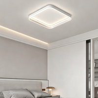 Ensemble de luminaires de plafond LED en fer de style minimaliste italien pour chambre à coucher, nouveau style 2025, moderne et élégant pour toute la maison