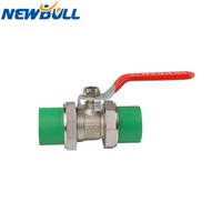 Vanne à bille en laiton PPR XINNIU, raccord de tuyauterie en plastique, accessoires de plomberie hydraulique, application générale - OEM