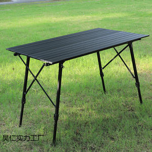 Cadre de pique-nique en aluminium réglable en hauteur pliante Oem Igt Barbecue et Table de camping Rouleau d'oeufs Table de pique-nique pliante IGT - Product Image 1