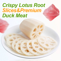 Tranches de Racine de Lotus pour Chiens et Chats – Friandises Naturelles Croustillantes à Base de Légumes, Riches en Fibres, Faibles en Matières Grasses, Vegan, à Mâcher – OEM