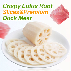 Tranches de racine de lotus lyophilisées <span class=keywords><strong>pour</strong></span> chiens et chats, friandises naturelles croustillantes à base de légumes, riches en fibres, faibles en gras, véganes, à mâcher, OEM - Product Image 2