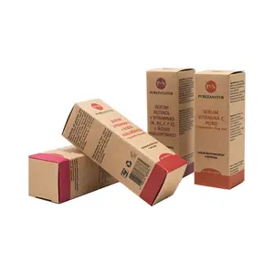 Kunden spezifische Geschenk box verpackung Hochwertige freie Design produkt verpackung recyceln Kraftpapier-Falt schachteln Luxus