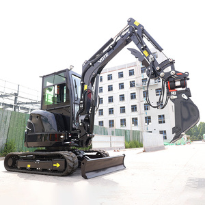 FREE SHIPPING <b>Mini</b> Excavator 3.5 Ton CE Farm New Crawler Digger Excavadora Small Excavators Machine Home Courtyard Renovation 1 - Product Image 4