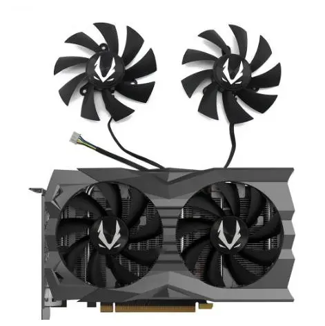 GeForce RTX 2060 2070 सुपर मिनी वीडियो कार्ड कूलिंग फैन के लिए 87MM GA92A2H 0.35A GTX 1660 1660 ग्राफिक्स फैन