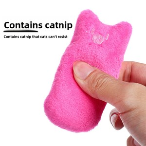 Venta al por mayor de hierba gatera ecológica de peluche interactivo duradero masticar mascotas estilo dibujos animados perro para Gatos Perros para espacios pequeños bolsa de papel - Product Image 4