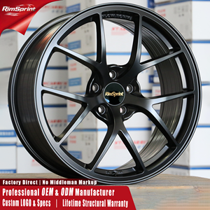 Jantes en alliage forgées en continu CI-R allemandes en stock, <span class=keywords><strong>15</strong></span>-22 pouces, 5x120, 5x112, 4x100 pour BMW Série 3, 4, 5, Audi A4, A7, S4, <span class=keywords><strong>VW</strong></span> Polo, Golf - Product Image 1