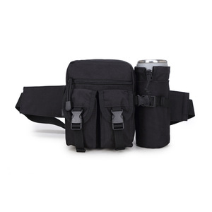 Outdoor Tactical Waist <b>Pack</b> 14 In Adjustable Hip With <b>Water</b> Bottle Holder For Men Hiking Sports - Product Image 5