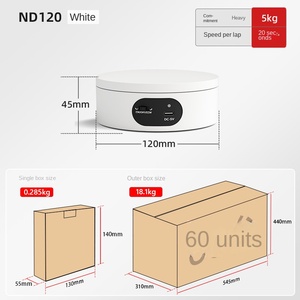 Electric Turntable Wang Mobile Phone Photo Live Photography Bracket Smart <strong>Rotating</strong> <strong>Display</strong> <strong>Stand</strong> Camera Shooting Accessories ABS - Product Image 6