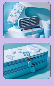 <strong>Sanrio</strong> Image Creative Cartoon DIY Three-dimensional Stickers Decorated <strong>Pencil</strong> <strong>case</strong> Student <strong>Pencil</strong> <strong>case</strong> - Product Image 5
