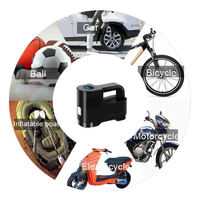 IStapromo Hadiah Pompa Ban Nirkabel 12V Pompa Ban Digital Otomatis Kompresor Udara Mobil