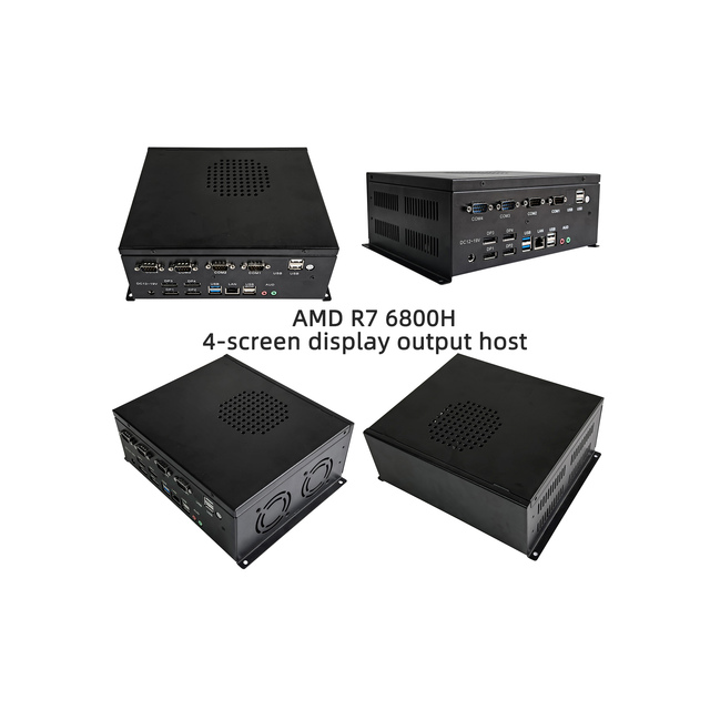Prebuilt Gaming Pc 4*COM Amd Kit Ryzen 7 6800h 2*LVDS 4*DP DDR5 RAM 64G Mini Pc Gamer Win 11