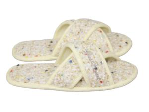 <span class=keywords><strong>Chaussons</strong></span> d'intérieur pour femmes, confortables, en mousse à mémoire de forme, avec semelle extérieure en silicone antidérapante et silencieuse, pour le printemps, l'été et l'automne - Product Image 1