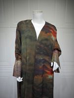 Abayas Ouvertes en Chiffon Prêtes à l'Expédition Collection Filles Abaya Colorée Manches Longues Occasion Fête Abaya Ouverte Tendance 2025