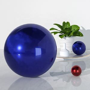 Küpeşte için uygun fiyat en kaliteli renkli içi boş paslanmaz çelik dekoratif küre topu - Product Image 5
