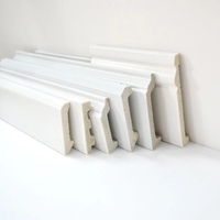 YONGKAI TP1003 Plinthe murale blanche en polystyrène, économique, moderne, étanche, écologique et ignifuge pour appartement