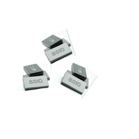 Lame en carbure de tungstène personnalisée par le fabricant, alliage YG8, tête de coupe en alliage dur SS10, surface brossée de 12 mm pour applications sur pierre
