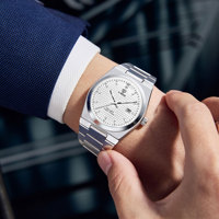 X-GEQCK Montre de Luxe Décontractée Neuve pour Homme, Bracelet en Acier Inoxydable, Montre-Bracelet à Quartz Professionnelle avec Aiguilles Lumineuses