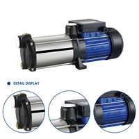 Pompe centrifuge horizontale multi-étages DAYUAN 2m³/h, hauteur de refoulement 30m, en acier inoxydable, pour surpression d'eau