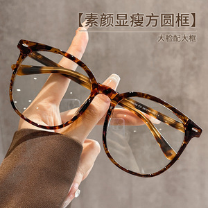 Montures de lunettes ovales Danyang 72038 pour femmes, monture large en plastique TR90 rétro pour myopie - Product Image 4