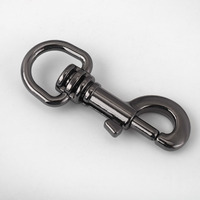 Promotion : Mousqueton pivotant professionnel de luxe 10 mm pour laisse d'animal de compagnie, en alliage de zinc léger, idéal pour sacs à main