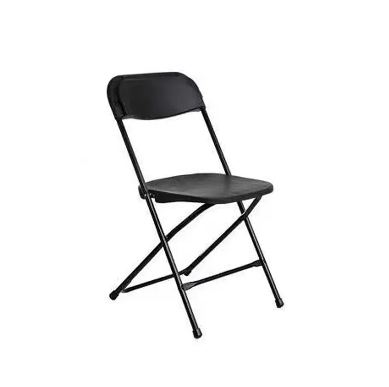 Складной стул пластиковое сиденье металлический каркас с силовым покрытием