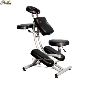 Equipo de belleza de acupuntura de aluminio negro, silla de masaje de tatuaje portátil, barato, en venta - Product Image 1