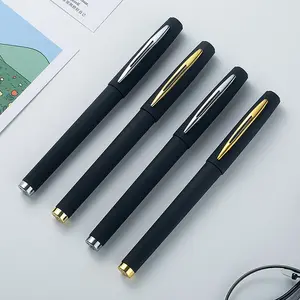 Geschenk Promotion Gel Pen Schwere Werbung Personal isiert Best Writing Gel Pen Black Business Body