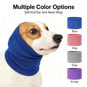 OEM Envoltura Suave de Punto para Orejas de Perro, Elástica, Reductora de Ruido, Calmante, Antiansiedad, Evita el Movimiento de las Orejas, Transpirable, para Mascotas - Product Image 2
