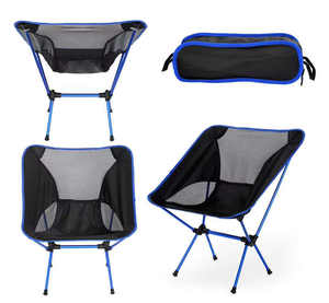 Chaise de camping pliable en alliage d'aluminium, légère et écologique, fournie directement par l'usine - Portable pour pique-nique et pêche en extérieur - Product Image 4
